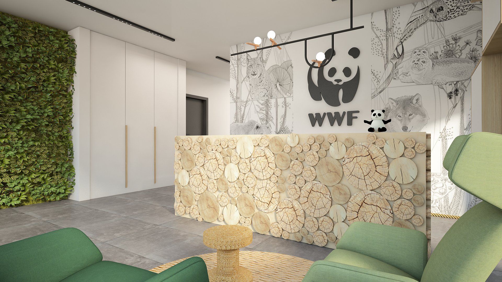 powierzchnie biurowe w Warszawie – projektowanie biur dla WWF