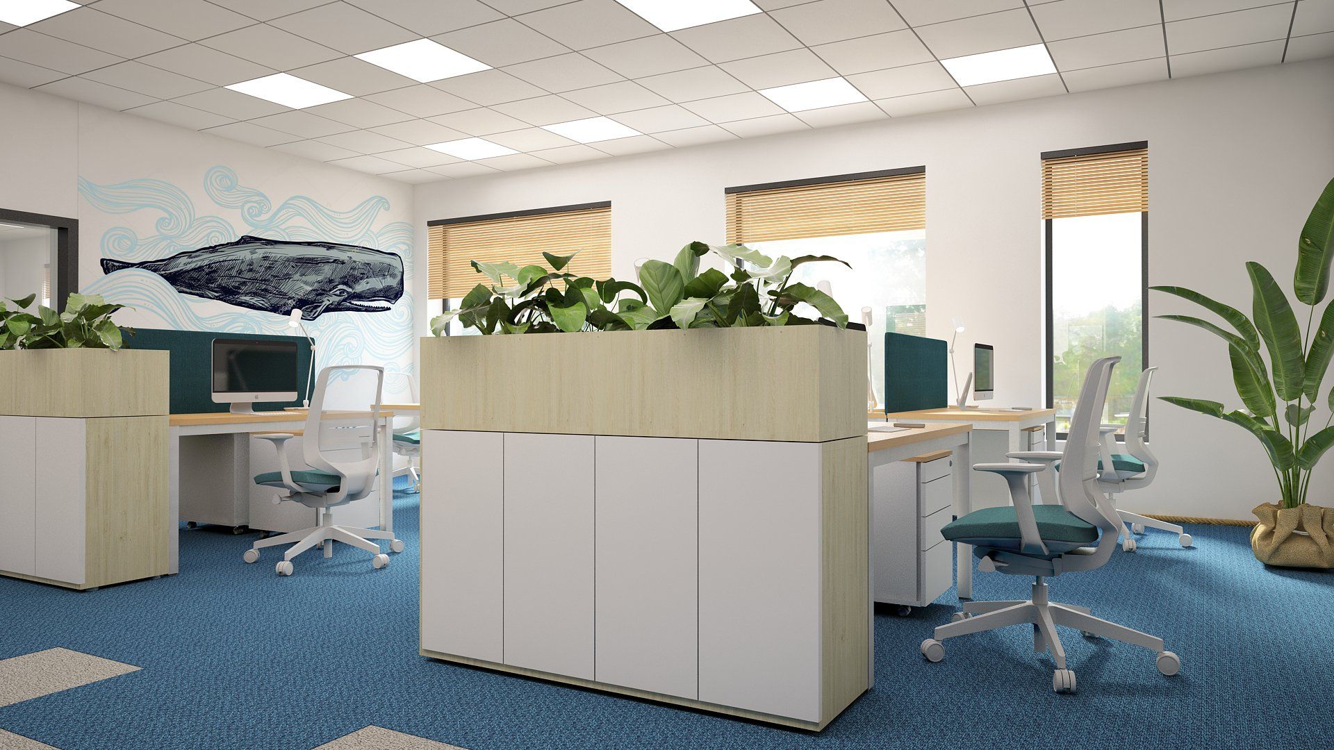 powierzchnie biurowe w Warszawie – projektowanie biur dla WWF 11