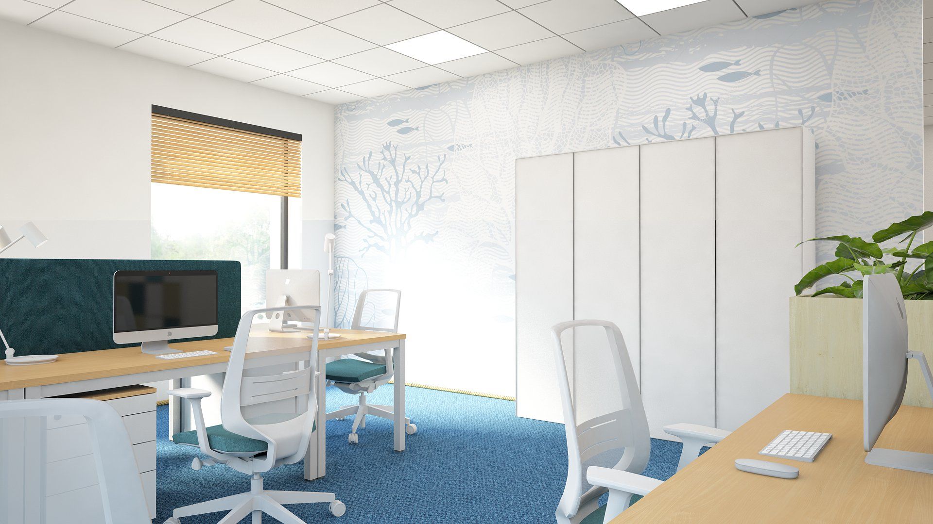 powierzchnie biurowe w Warszawie – projektowanie biur dla WWF 12