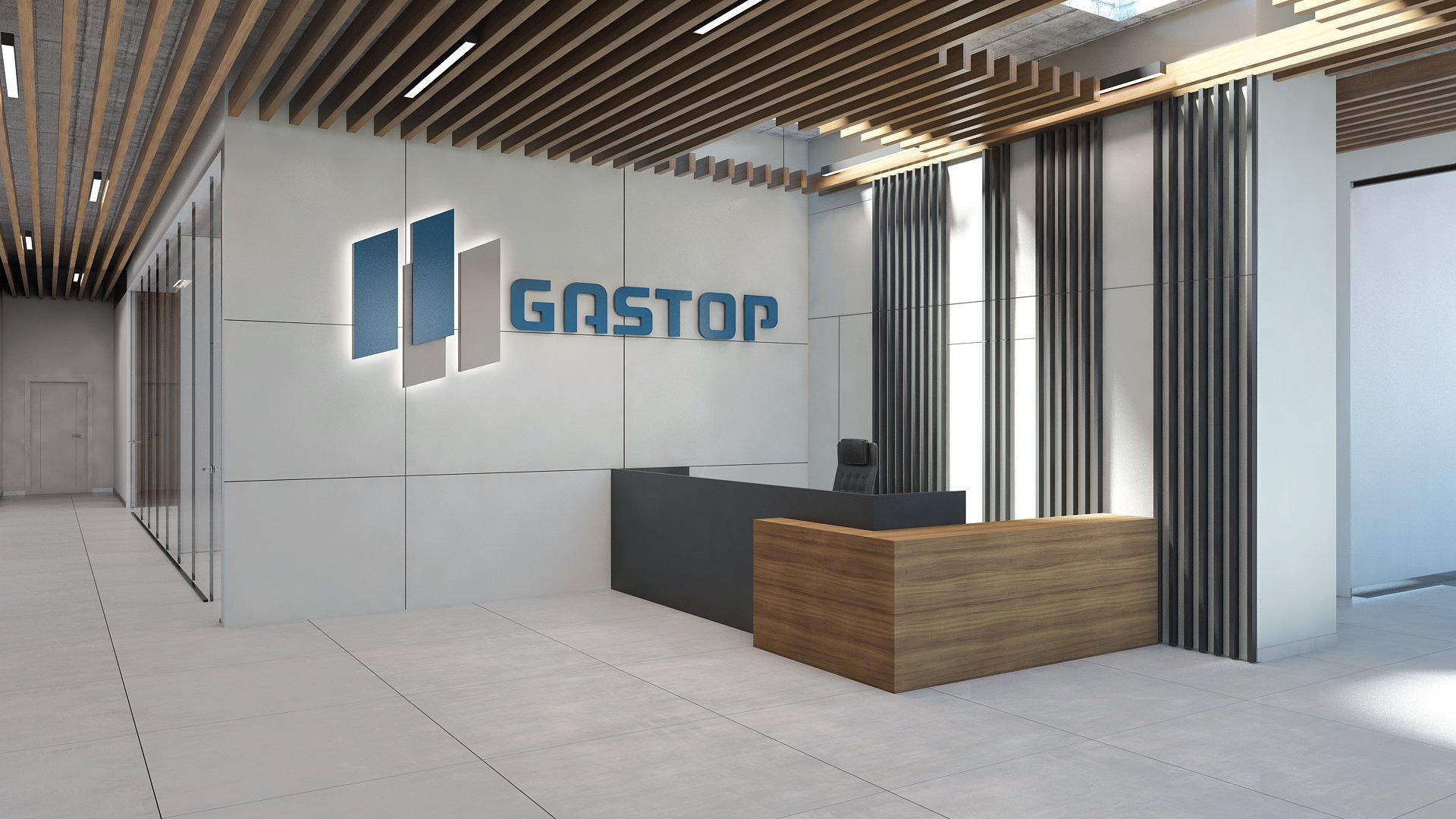 Gastop - projekt wnętrz biurowych