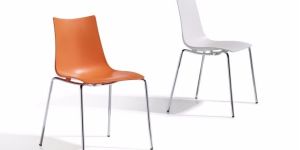 Scab Zebra Technopolimer - krzesła do kawiarnim, krzesła scab design do kantyny, T3 Atelier Kraków, 