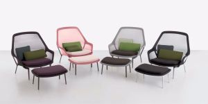 T3 Atelier Warszawa Vitra Slow Chair - fotele do stref wypoczynkowych
